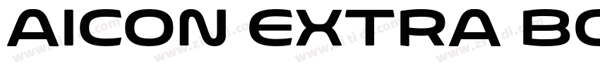 AICON Extra Bold字体转换